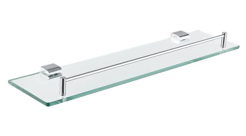Полка стеклянная Rose RG1719 50см хром