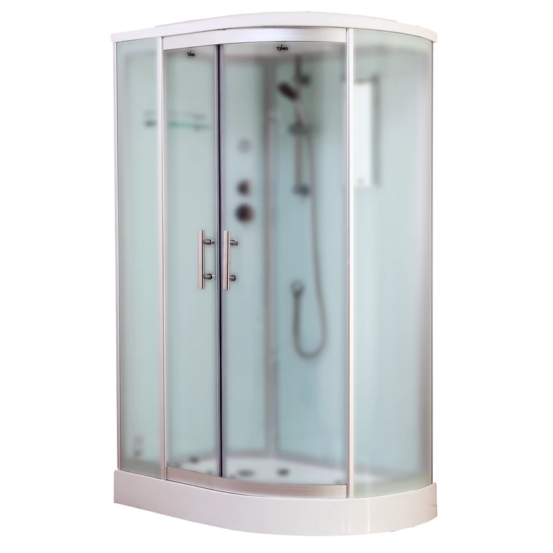 Timo Standart T-6602 Silver Fabric L душевая кабина (120*85*220)