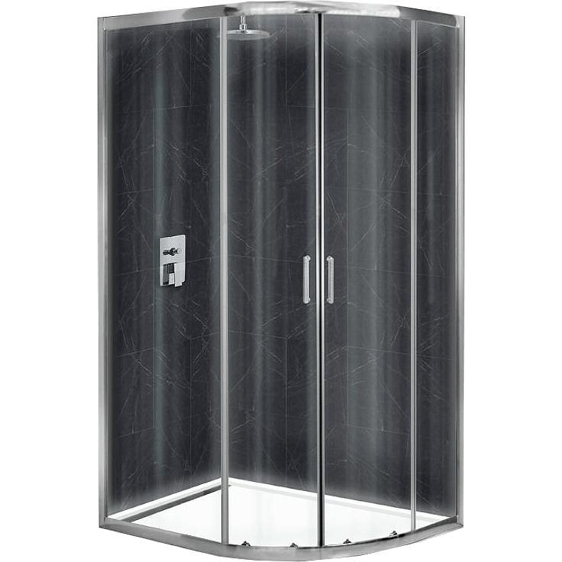 Душевой уголок BelBagno Uno -195 RH 2 120/80 C Cr стекло прозрачное