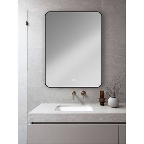Зеркало Black BL-50ZE 50 см с LED подсветкой Orange — изображение 3