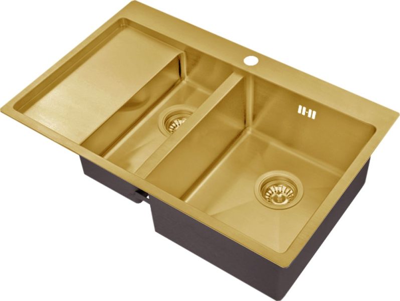 Мойка кухонная Inox PVD SZR 5178-2-R BRONZE ZORG