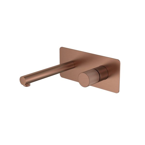 Boheme Встраиваемый смеситель для раковины Stick Linea 125-BRB.3 брашированная бронза