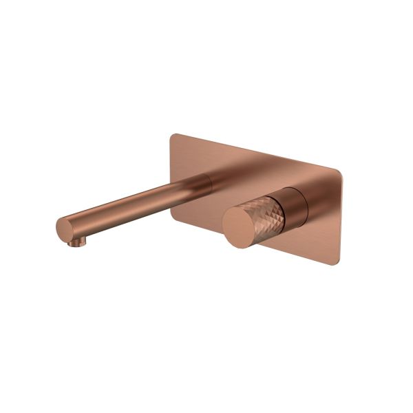 Boheme Встраиваемый смеситель для раковины Stick Diamond 125-CB брашированная медь