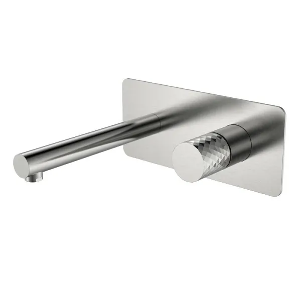 Boheme Встраиваемый смеситель для раковины Stick Diamond 125-NB никель брашированный