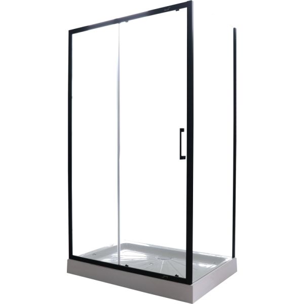 Cerutti SPA Душевой уголок Cerutti SPA GLORIA120B черный