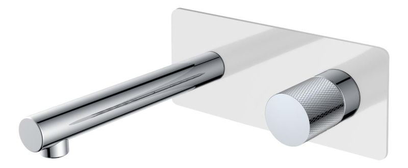 Boheme Встраиваемый смеситель для раковины Stick 125-WCR.2 белый/хром