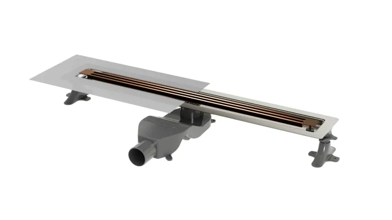 Boheme Душевой лоток B&T Infinity 981-80-BRB 80 см брашированная бронза