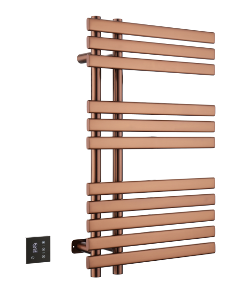 Boheme Полотенцесушитель электрический сухой VENTURO COPPER BRUSHED брашированная медь