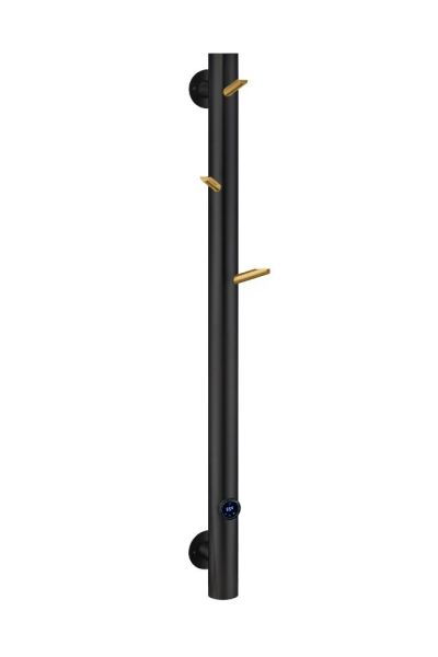 Boheme Полотенцесушитель электрический Oak 724-BG 20x150 см чёрный/золото