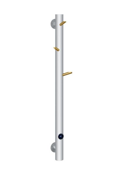 Boheme Полотенцесушитель электрический Oak 724-WG 20x150 см белый/золото