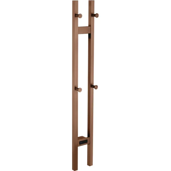 Boheme Полотенцесушитель электрический 2-трубы квадратный BRUSHED BRONZE брашированная бронза