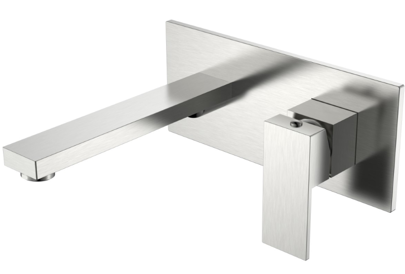 Boheme Встраиваемый смеситель для раковины Qubic 475-NB никель брашированный