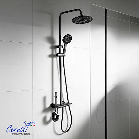Cerutti SPA Душевая стойка IGINO G графит