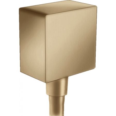 Hansgrohe Шланговое подсоединение Fixfit Stop Square 26455000 бронза