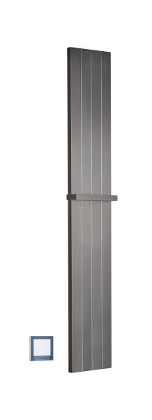 Boheme Полотенцесушитель электрический Flat 725-SGM 25x150 см оружейная сталь глянец