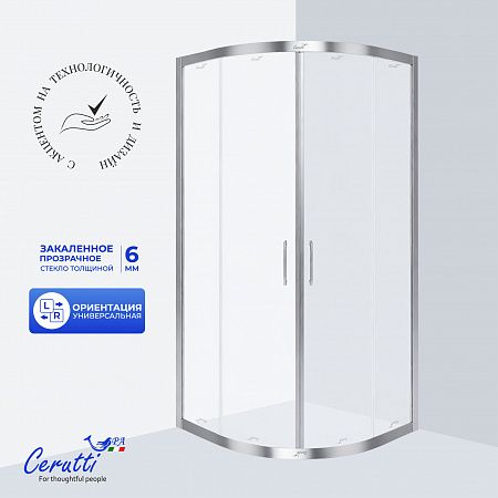 Cerutti SPA Душевая перегородка VIVA 90 N (90x90x195)