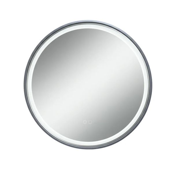 Azario Зеркало с подсветкой Брэд АZ-LED012325 60 см серый матовый