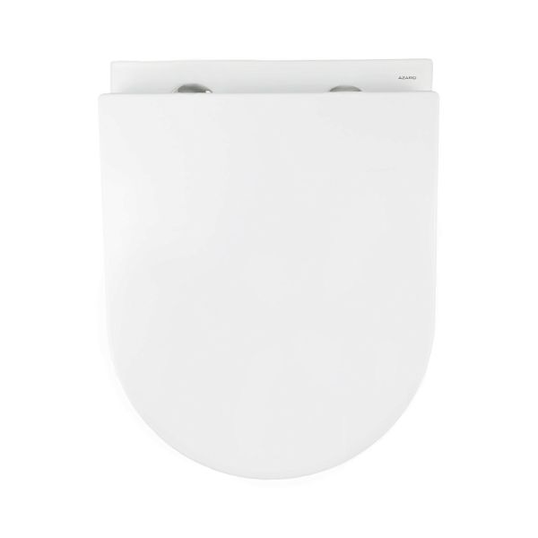 Azario Унитаз подвесной Adagio AZ-5177T-WHT безободковый торнадо белый — изображение 3
