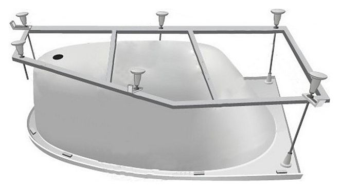 Azario Каркас для ванны PAOLINA AV.0073170K 170х97