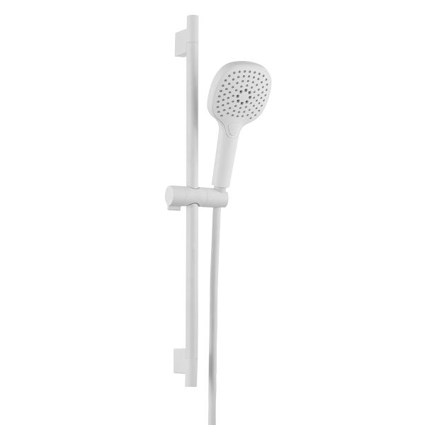 Azario Душевой набор NEVO AZ-157820226 душевая лейка, шланг, штанга, цвет белый