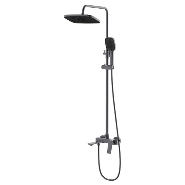 Azario Душевая стойка Lursy AZ-K2349GR графит
