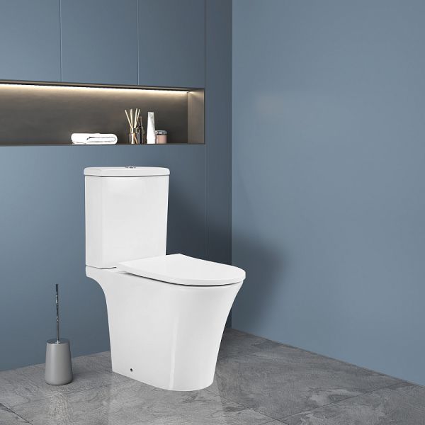 Azario Унитаз-компакт Vise AZ-1343BT безободковый белый — изображение 8