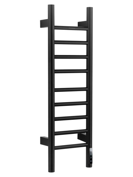 WONZON & WOGHAND Полотенцесушитель электрический Bonn WW-AL4092-MB 25x80 см чёрный матовый