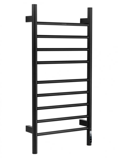 WONZON & WOGHAND Полотенцесушитель электрический Bonn WW-AL409-MB 45x90 см чёрный матовый