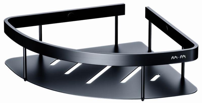 Am.Pm Полка для душа угловая Sense L чёрный матовый A7454122