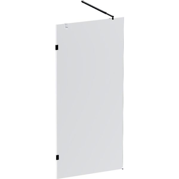 Am.Pm Душевая перегородка X-Joy 90 W94WI-90-F1-BTE профиль Черный стекло прозрачное