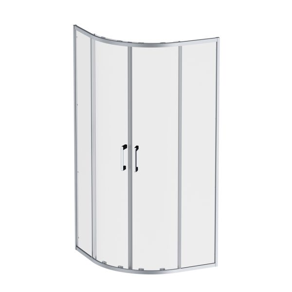 Am.Pm Душевой уголок Above W9XG-401-9090-MT 90x90 см профиль хром стекло прозрачное