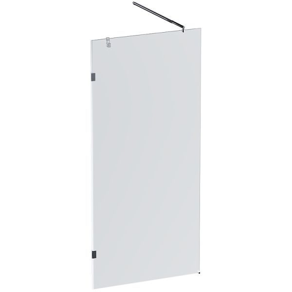 Am.Pm Душевая перегородка X-Joy 90 W94UWI-90-F1-MTE профиль Хром матовый стекло прозрачное
