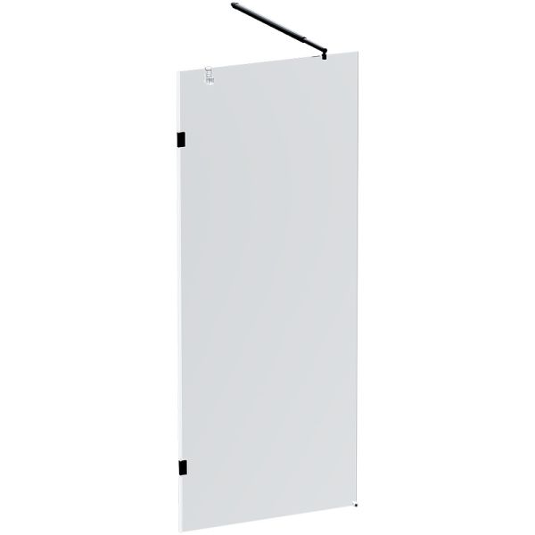 Am.Pm Душевая перегородка X-Joy 80 W94UWI-80-F1-BTE профиль Черный матовый стекло прозрачное