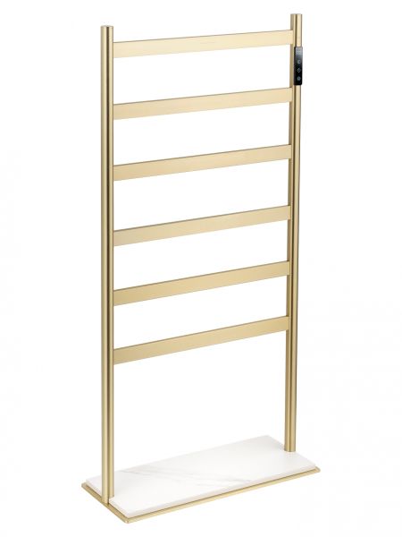 WONZON & WOGHAND Напольный полотенцесушитель электрический Essen WW-A406-BG 47x95 см брашированное золото