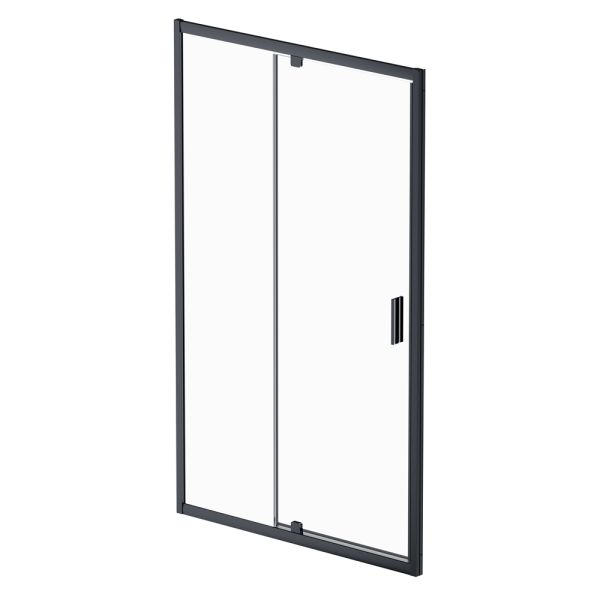 Am.Pm Душевая дверь в нишу Gem W90G-120-1P-BT 120 см чёрный матовый