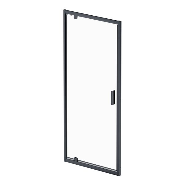 Am.Pm Душевая дверь в нишу Gem W90G-90-1P-BT 90 см чёрный матовый