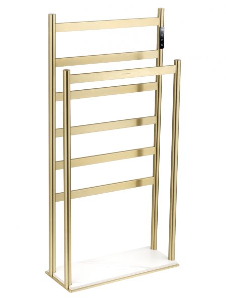 WONZON & WOGHAND Напольный полотенцесушитель электрический Essen WW-A407-BG 47x95 см брашированное золото