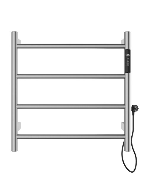 WONZON & WOGHAND Полотенцесушитель электрический Bonn WW-AL404-BR 47x47 см брашированный никель