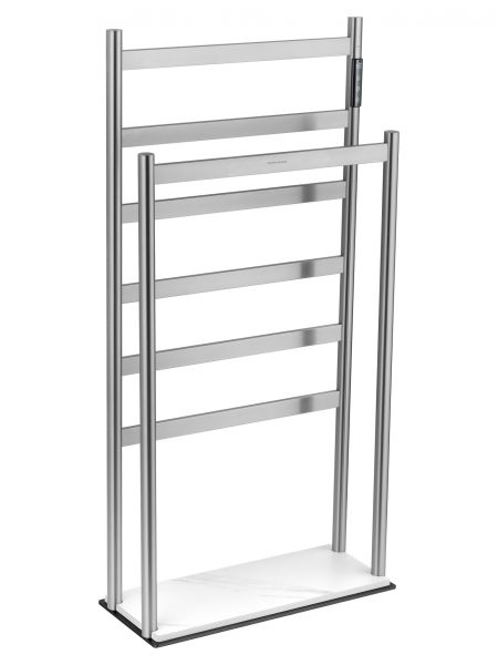 WONZON & WOGHAND Напольный полотенцесушитель электрический Essen WW-A407-BR 47x95 см брашированный никель