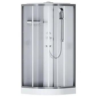 Am.Pm Душевая кабина X-Joy 90х90 W94C-401-090MT профиль хром матовый