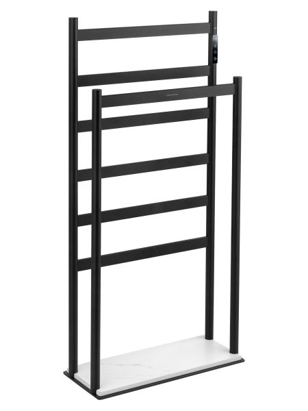 WONZON & WOGHAND Напольный полотенцесушитель электрический Essen WW-A407-MB 47x95 см чёрный матовый