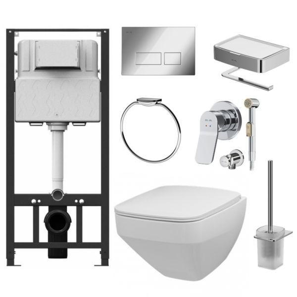 Am.Pm INSPIRE 2.0 Комплект унитаз с инсталляцией  CK50GD + набор аксессуаров