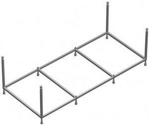 Am.Pm Каркас Like W80A-170-070W-R 170x70 см