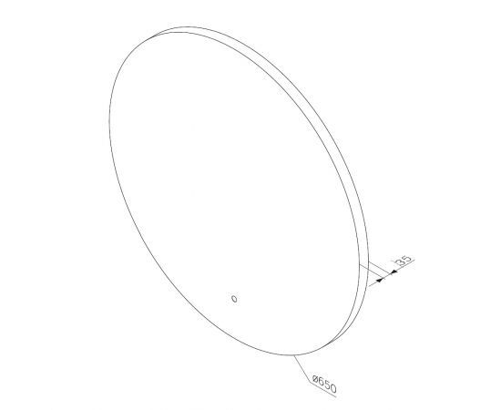 Am.Pm Зеркало X-Joy M85MOX40651S с LED-подсветкой и ИК-сенсором 65 см — изображение 4
