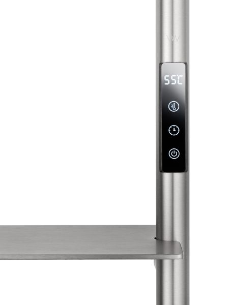WONZON & WOGHAND Полотенцесушитель электрический D?sseldorf WW-A203-BR 47x92 см брашированный никель — изображение 4