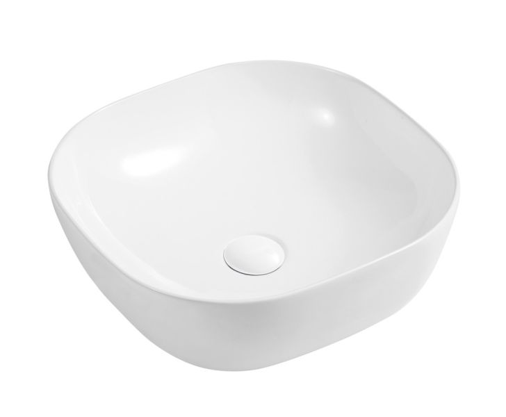 DQ Раковина накладная Venice DT1020616 41см белый