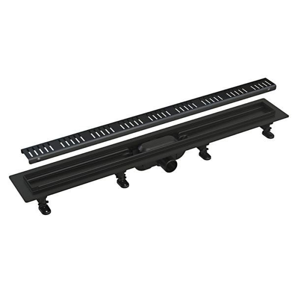 Gappo Душевой лоток G88007-56 80 см чёрный