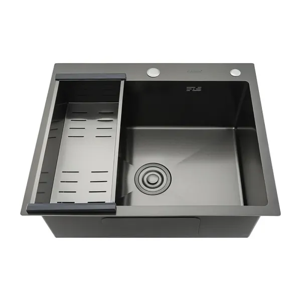 Gappo Кухонная мойка GS6050-6 с коландером графит