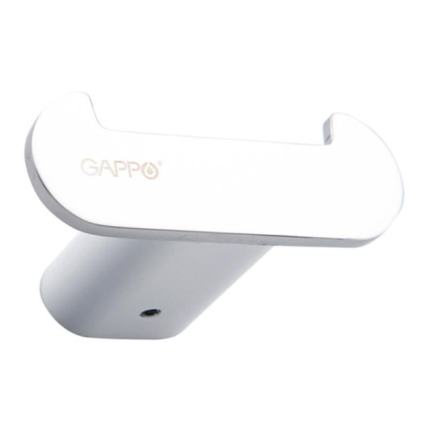 Gappo Крючок двойной G30905-28 белый/хром