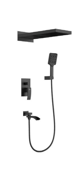Gappo Душевой комплект G7107-76 чёрный